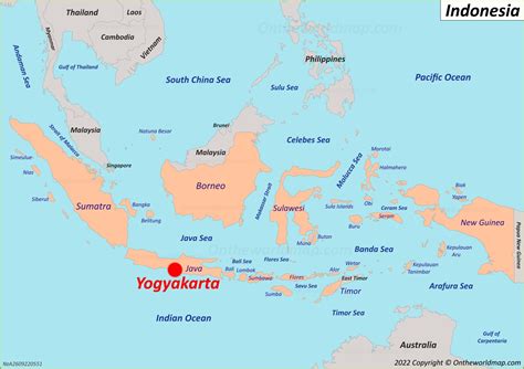 indonesia map location yogyakarta